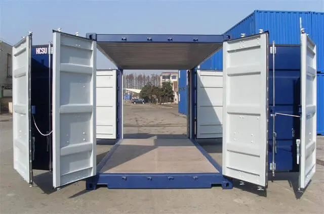 20FT All Side Open Shipping Container (8’6″) – Four-Sided Access | ISO ...