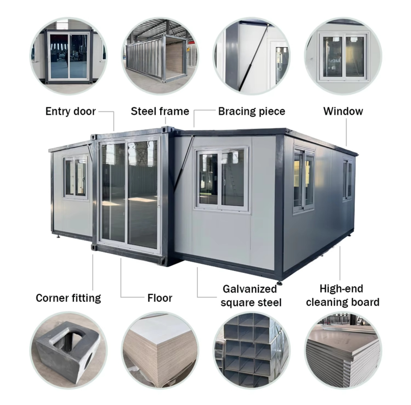 Expandable 3-Bedroom Prefab Container Villa | Expandable 40ft Luxury 3 ...